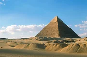Egypt, Cairo, Giza, Pyramid of Chephren. Egypt, Cairo, Giza, Pyramid of Chephren.