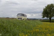 Der Landfrauenbus unterwegs in Niederbayern.