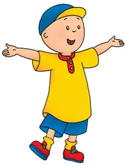 Der kleine Caillou endeckt jeden Tag etwas Neues.