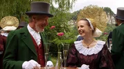 Michael Selb und Esther-Martina Greub von der Trachtengruppe Feldkirch.
