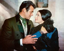 Paul Regret (Stuart Whitman, l.); Pilar Graile (Ina Balin, r.)