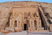 Der gro&szlig;e Tempel von Ramses II, Abu Simbel in &Auml;gypten.