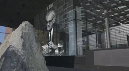 Fritz Bauer, ehemaliger Hessischer Generalstaatsanwalt, der unerm&uuml;dlich die juristische Strafverfolgung von NS-Verbrechen vorantrieb, u.a. mit dem ersten Frankfurter Auschwitz-Prozess.