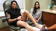 Patient on examination at Dr. Vincent.