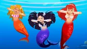 Ein schriller, ohrenbetäubender Ton unter Wasser verursacht bei den Meerjungfrauen Emma, Cleo und Rikki (v.l.n.r.) Ohrenschmerzen. Und nicht nur bei ihnen!