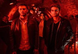 L - R: Andrew Foster (Scott Eastwood), Stephanie (Ana de Armas), Garrett Foster (Freddie Thorp)