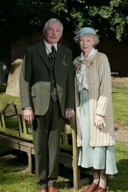 Colonel Protheroe (Derek Jacobi), Miss Jane Marple (Geraldine McEwan). Colonel Protheroe (Derek Jacobi), Miss Jane Marple (Geraldine McEwan).