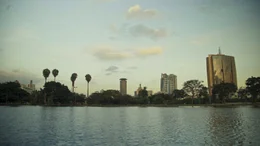 Stadtlandschaft in Nairobi.