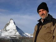 How the Earth was made, Die Entstehung der Erde Professor Adrian Pfiffner at the Matterhorn, Switzerland.