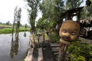 Die Insel der Puppen in Xochimilco, Mexiko.
