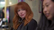L-R: Woman in Hair Salon (Natasha Lyonne), Nora (Awkwafina)