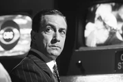 Edward R. Murrow (David Strathairn) im Studio von CBS. Hier nimmt er w&ouml;chentlich die Nachrichtensendung "See It Now" auf.