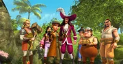 Sienna muss Hook und seiner Piratenmannschaft berichten, dass sie die Flasche mit dem Feenwasser im Gefecht mit Peter Pan und den Darling-Kindern verloren hat.