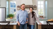 Chip and Joanna Gaines in the Pahmiyer's renovated kitchen, as seen on Fixer Upper. (Portrait)