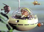 Das Sandmännchen ist mit den verschiedensten Fahrzeugen unterwegs.