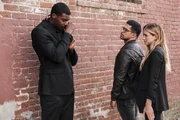 Nick Torres (Wilmer Valderrama, Mi.), Ellie Bishop (Emily Wickersham, re.) Nick Torres (Wilmer Valderrama, Mi.), Ellie Bishop (Emily Wickersham, re.)