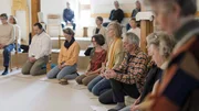 Meditationsstunde im Haus der Stille.