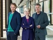 von links: Dr. Martin Stein (Bernhard Bettermann), Dr. Kathrin Globisch (Andrea Kathrin Loewig), Dr. Roland Heilmann (Thomas Rühmann)