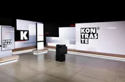 RUNDFUNK BERLIN-BRANDENBURG "Kontraste" in neuem Studio mit neuem Design. Mutig, selbstbewusst und richtungsweisend: das ist das neue Design des investigativen, politischen Magazins.