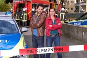 Polizeipsychologin Mina Bäumer (Yasmina Djaballah), Hauptkommissar Thomas Waldeck (Jan Kittmann).