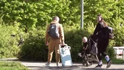 Mariia und Oleksii leben seit drei Jahren in Rostock und genießen die Stadt am Wasser.