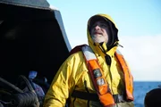 On the Wizard, First Mate/Deck Boss, Gary Soper glances up towards the wheelhouse.
