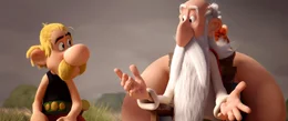 Ast&eacute;rix (l.) und Panoramix (r.)