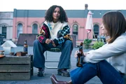 l-r: Morgana Van Peebles as Ash, Jenna Coleman as Liv Taylor