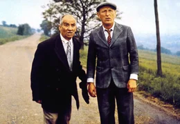 L - R: Stanislas Lefort (Louis de Fun&egrave;s), Augustin Bouvet (Bourvil)