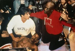 Rocky (Sylvester Stallone, li.)