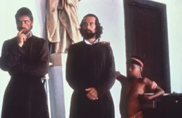 Gabriel (Jeremy Irons, li.) und Mendoza (Robert De Niro, Mi.)