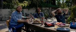 (L-R) Chris Shiflett, Rami Jaffee und Taylor Hawkins (L-R) Chris Shiflett, Rami Jaffee und Taylor Hawkins