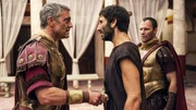 V.l.: Pontius Pilatus (Vincent Regan), Boaz (George Georgiou), Cornelius (Will Thorp)