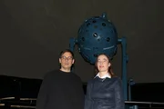 Portrait der beiden Weltraumarchitekten René Waclavicek und Barbara Imhof Portrait der beiden Weltraumarchitekten René Waclavicek und Barbara Imhof