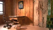 Laut Legende soll Luther hier mit dem Tintenfass nach dem Teufel geworfen haben