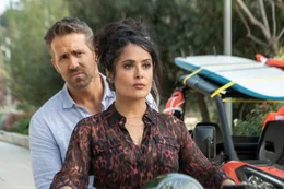 Michael Bryce (Ryan Reynolds), Sonia Kincaid (Salma Hayek).