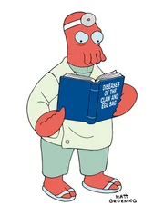 (4. Staffel) - Dr. Zoldberg ist ein Hummer, Mannschaftsarzt im Y3K und geht nur in Sandalen. (4. Staffel) - Dr. Zoldberg ist ein Hummer, Mannschaftsarzt im Y3K und geht nur in Sandalen.