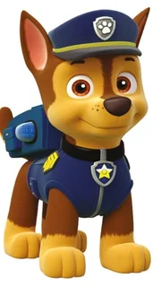 Schäferhund Chase hat gerne alles im Griff und liebt es seine Truppe anzuführen. Der Polizeihund hilft jedem aus der Klemme und sorgt für Sicherheit und Ordnung.