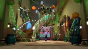 "Disneys Vampirina", "Hauntley-Halloween / Frankenblume". Hauntley-Halloween: Vampirina und ihre Familie laden all ihre Freunde aus Transsylvanien ein, um mit ihnen ihr erstes Halloween zu feiern. Frankenblume: F&uuml;r eine Erfindermesse versucht Vampirina, eine verwelkte Blume wiederzubeleben.
