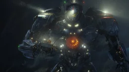 Im Kampf gegen au&szlig;erirdische Monster werden "Jaeger", humanoide Kampfroboter, eingesetzt. Dabei sitzen zwei Piloten im Kopf des riesigen Roboters und steuern ihn durch eine komplizierte Gedankenkopplung ...