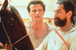 Rodrigo Mendoza (Robert De Niro, r)