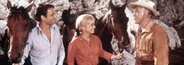 Ende gut, alles gut: Toby (Terence Hill, l.), Judith (Leticia Rom&aacute;n, M.) und Old Surehand (Stewart Granger, r.) sind &uuml;ber den guten Ausgang des Abenteuers erleichtert ...