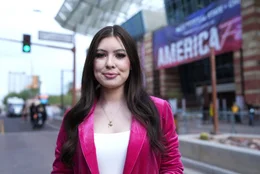 Morgonn McMichael, Influencerin f&uuml;r die rechtspopulistische Jugendorganisation "Turning Point USA", positioniert sich in ihren Posts gegen die Feminismus- und LGBTQ+-Bewegung.