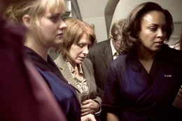 CeeCee Lyles (Opal Alladin, r.), Kristin White Gould (Tara Hugo, 2.v.l.), Sandra Bradshaw (Trish Gates, l.)