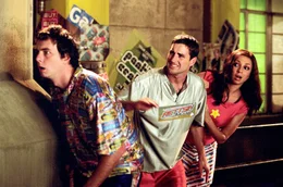 L-R: Frito (Dax Shepard), Joe Bowers (Luke Wilson), Rita (Maya Rudolph)