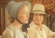 Caroline (Karen Grassle, l.) und Charles (Michael Landon, r.) machen sich große Sorgen um ihre Tochter Mary.