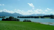 Seenlandschaft bei Halblech. Seenlandschaft bei Halblech.