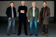 Von links: Ferdinand Hofer als Kriminalkommissar Kalli Hammermann, Udo Wachtveitl als Kriminalhauptkommissar Franz Leitmayr, Miroslav Nemec als Kriminalhauptkommissar Ivo Batic und Jörg Hartmann als Kriminalhauptkommissar Peter Faber.