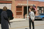 CODY KASCH, PAGET BREWSTER (BACKGROUND), MATTHEW GRAY GUBLER