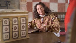 Pierfrancesco de&rsquo; Medici (Danilo Lazarino) ist der Auftraggeber von Amerigo Vespucci.